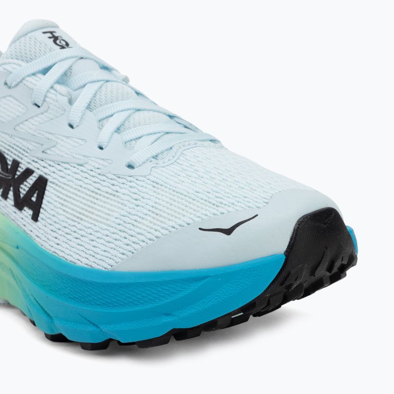 Buty do biegania damskie HOKA Challenger 8 Wide glimmering blue/tart apple 7