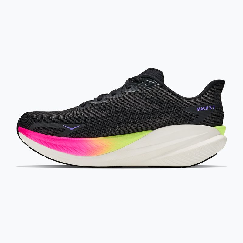 Buty do biegania męskie HOKA Mach X 3 black/neon nebula 3