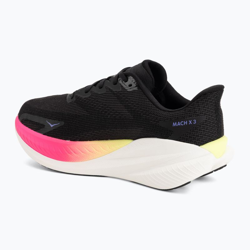Buty do biegania męskie HOKA Mach X 3 black/neon nebula 3
