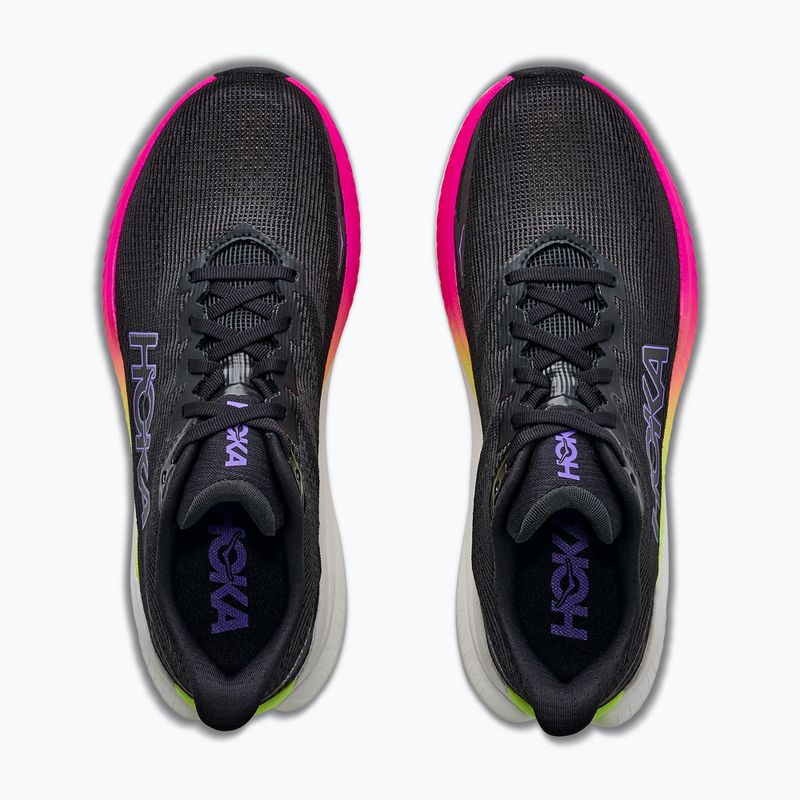Buty do biegania damskie HOKA Mach X 3 black/neon nebula 8