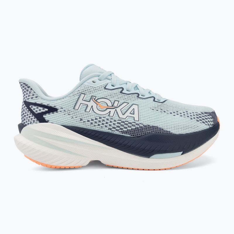 Buty do biegania damskie HOKA Mach X 3 glimmering blue/varsity navy 2