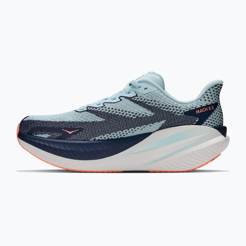 Buty do biegania damskie HOKA Mach X 3 glimmering blue/varsity navy 3