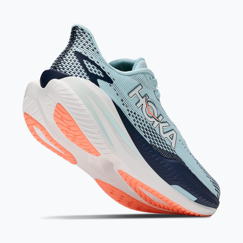 Buty do biegania damskie HOKA Mach X 3 glimmering blue/varsity navy 5