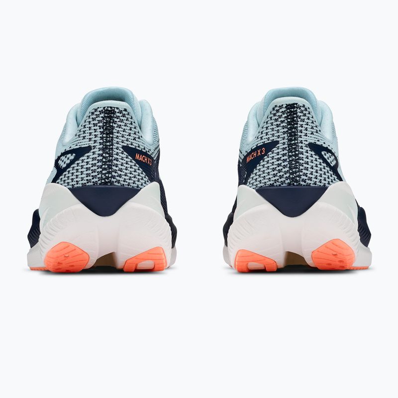 Buty do biegania damskie HOKA Mach X 3 glimmering blue/varsity navy 6