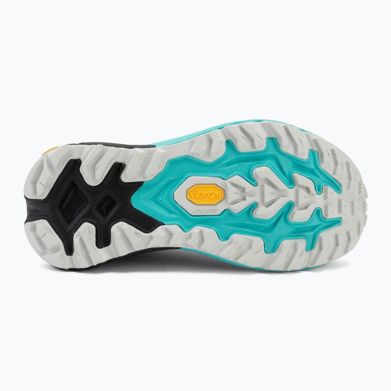 Buty do biegania damskie HOKA Mafate 5 black/electric aqua 4