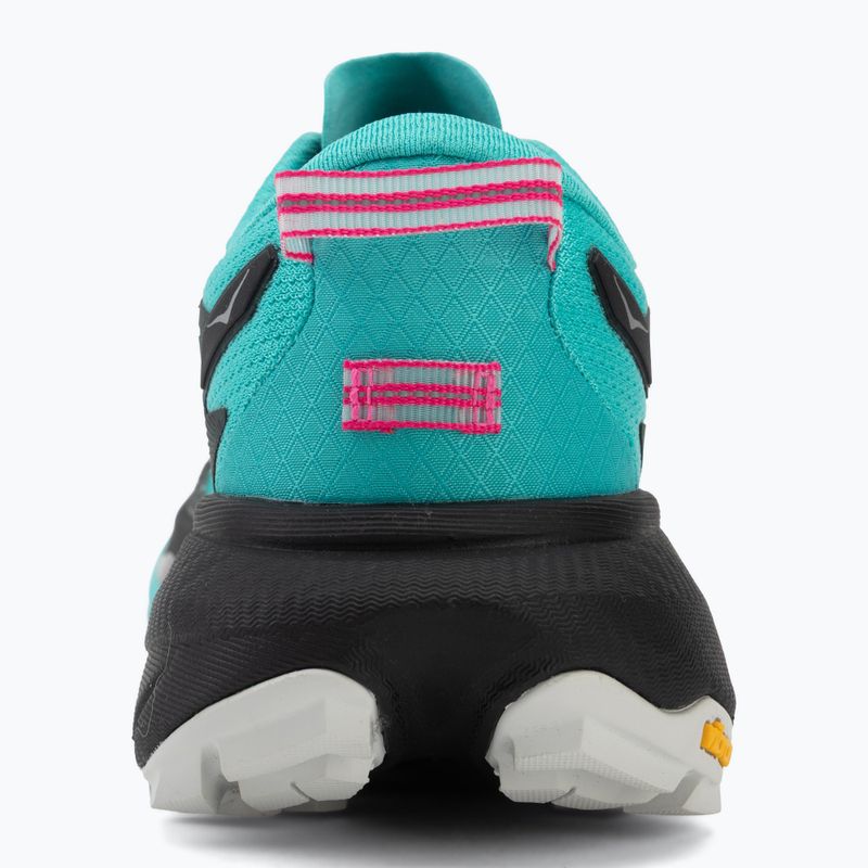 Buty do biegania damskie HOKA Mafate 5 black/electric aqua 6