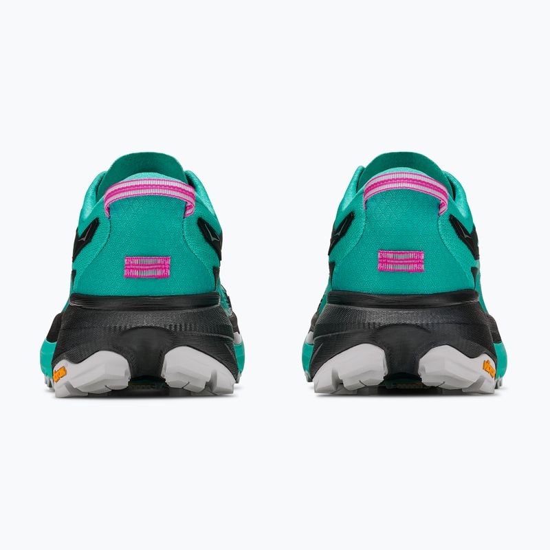 Buty do biegania damskie HOKA Mafate 5 black/electric aqua 6