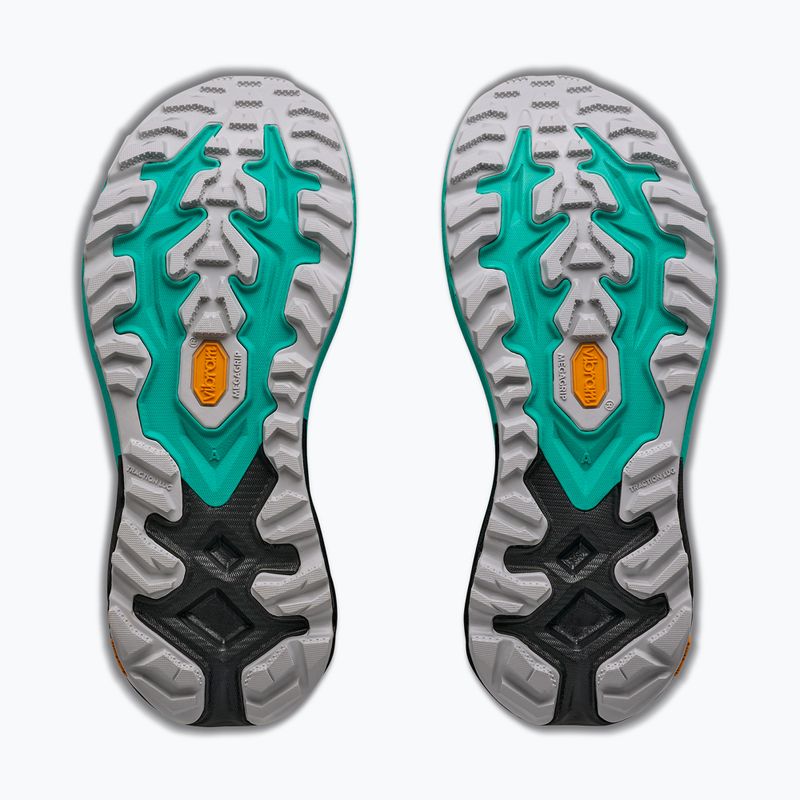 Buty do biegania damskie HOKA Mafate 5 black/electric aqua 7