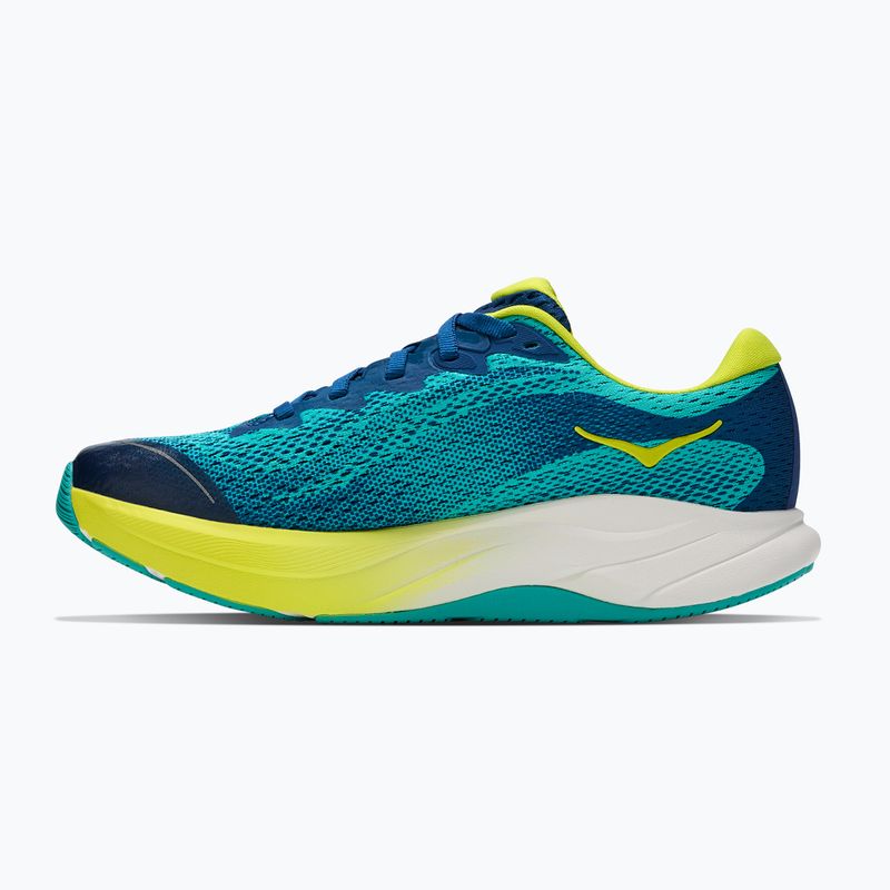 Buty do biegania dziecięce HOKA Rincon 4 electric aqua/neon hoka citrus 3