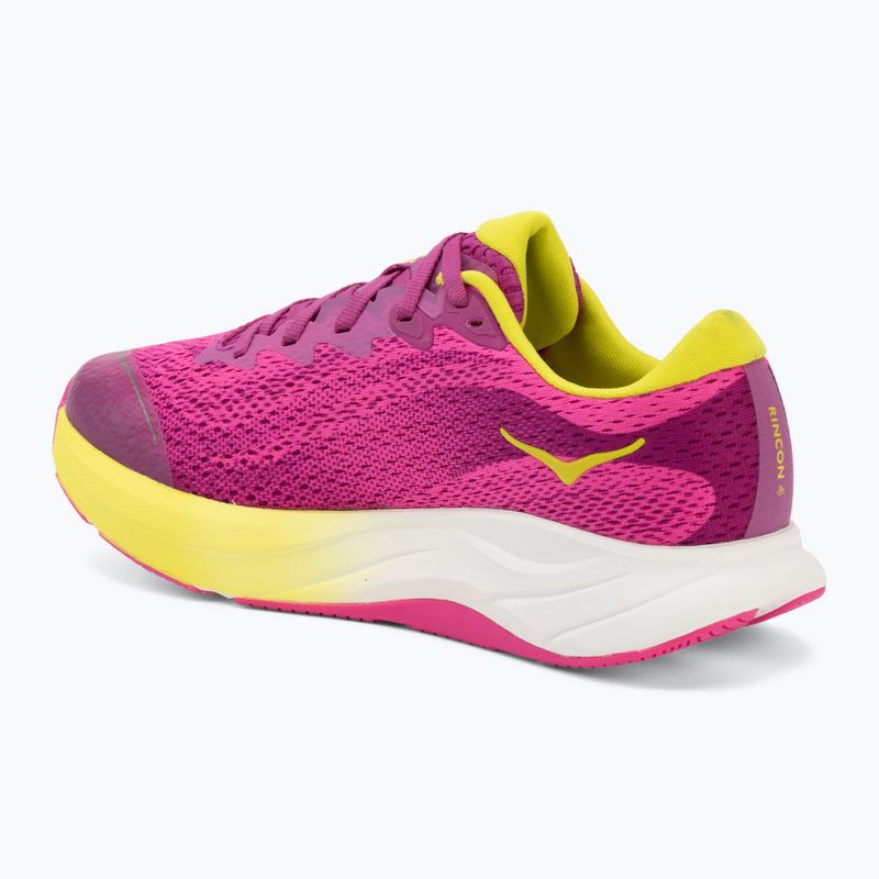 Buty do biegania dziecięce HOKA Rincon 4 fuchsia/fuchsia 3