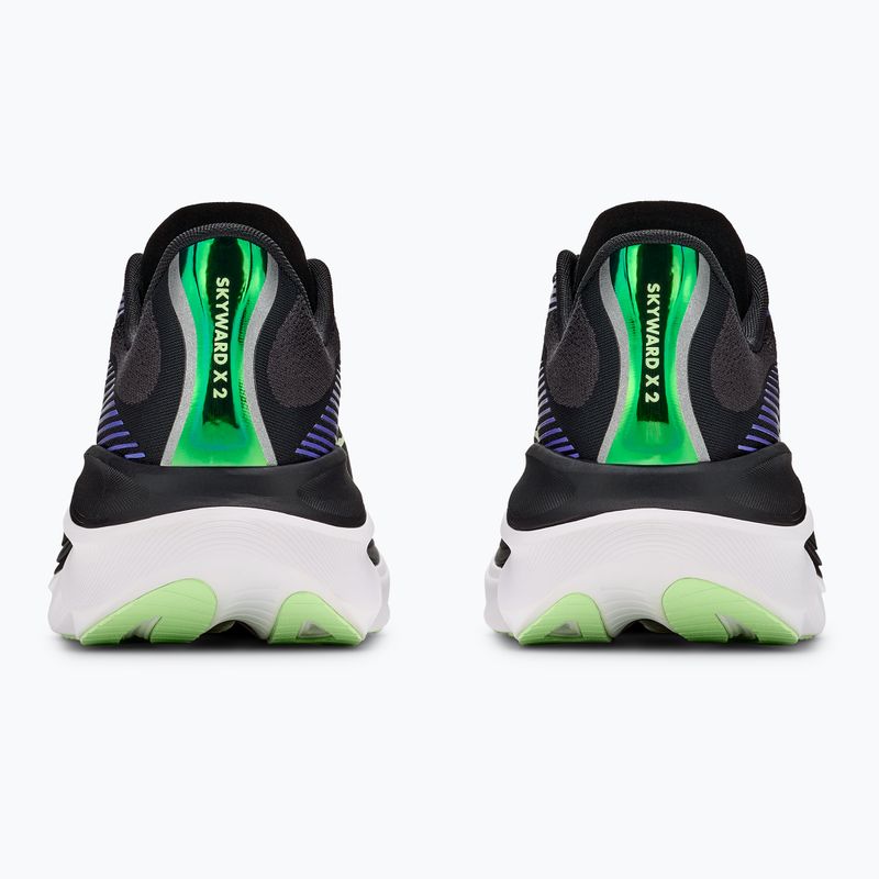 Buty do biegania męskie HOKA Skyward X 2 carbon black/neon nebula 6