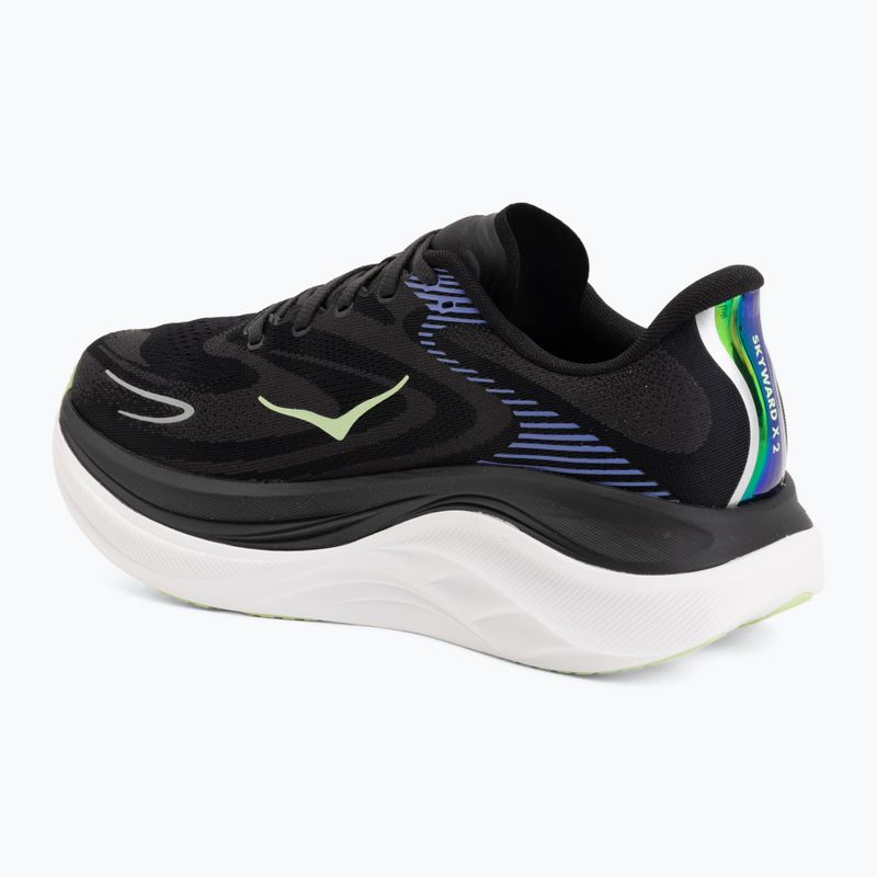 Buty do biegania męskie HOKA Skyward X 2 carbon black/neon nebula 3