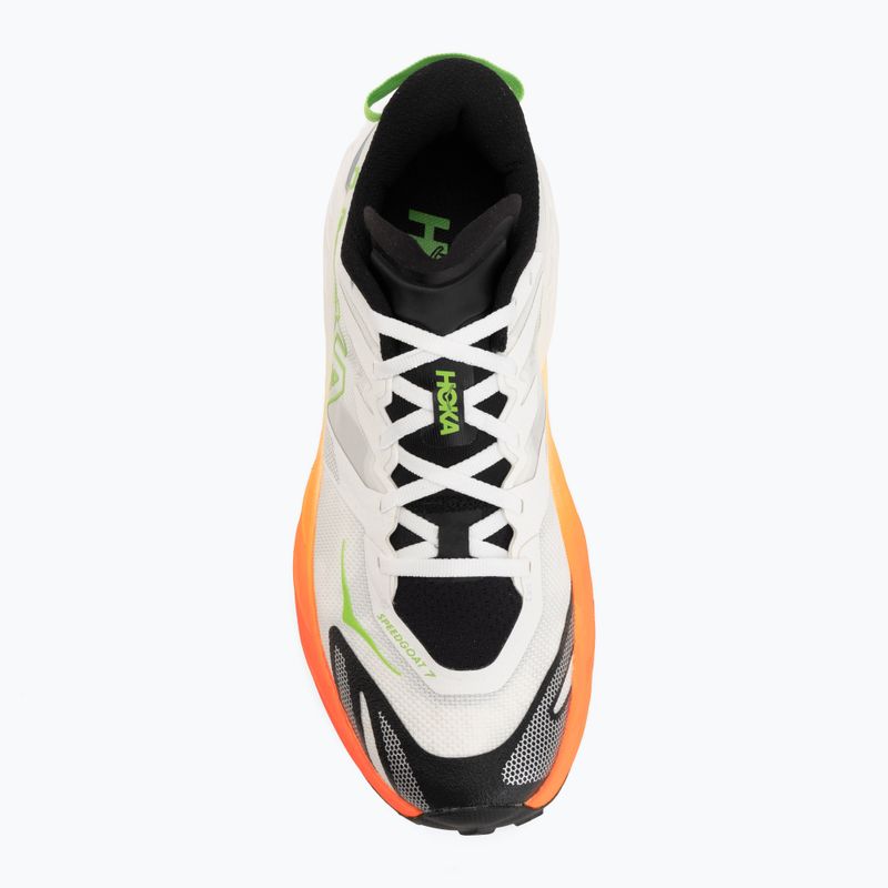 Buty do biegania męskie HOKA Speedgoat 7 frost/neon tangerine 5