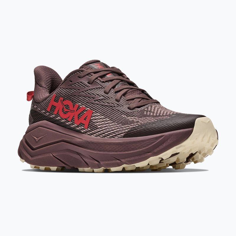 Buty do biegania damskie HOKA Challenger 8 GTX black/varsity burgundy