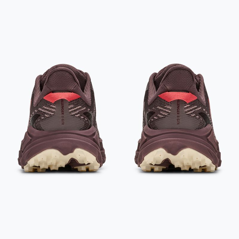 Buty do biegania damskie HOKA Challenger 8 GTX black/varsity burgundy 4