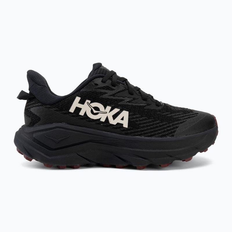Buty do biegania damskie HOKA Challenger 8 GTX black/varsity burgundy 2