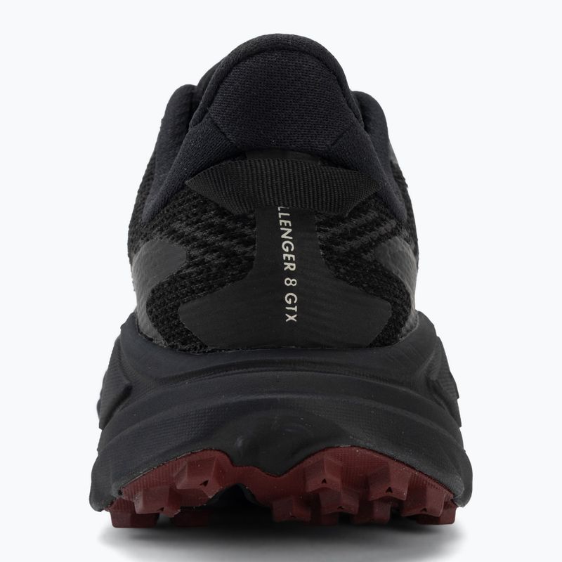 Buty do biegania damskie HOKA Challenger 8 GTX black/varsity burgundy 6