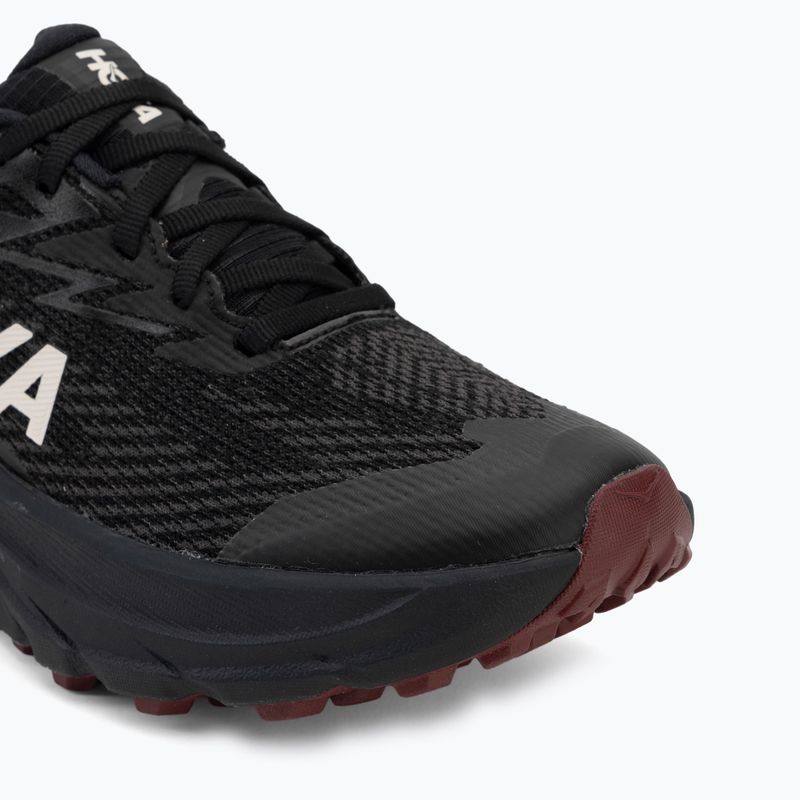 Buty do biegania damskie HOKA Challenger 8 GTX black/varsity burgundy 7