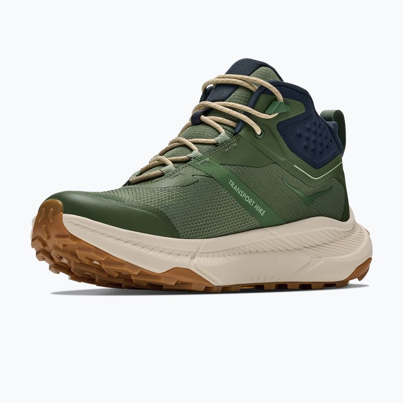 Buty trekkingowe męskie HOKA Transport Hike GTX nettle leaf/alabaster 4