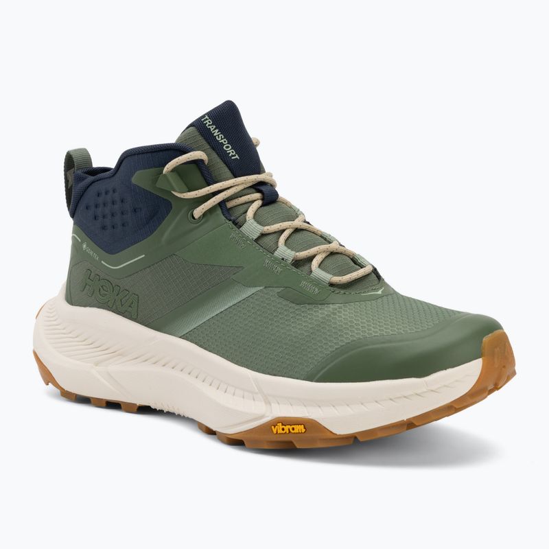 Buty trekkingowe męskie HOKA Transport Hike GTX nettle leaf/alabaster
