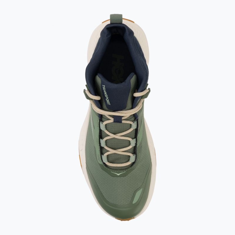 Buty trekkingowe męskie HOKA Transport Hike GTX nettle leaf/alabaster 5