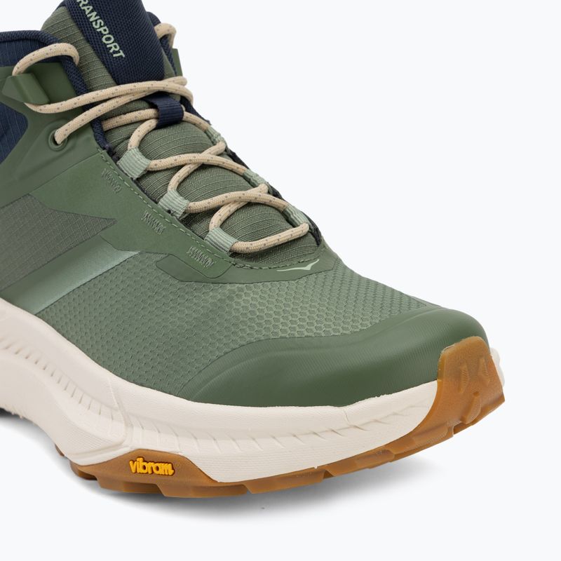 Buty trekkingowe męskie HOKA Transport Hike GTX nettle leaf/alabaster 7