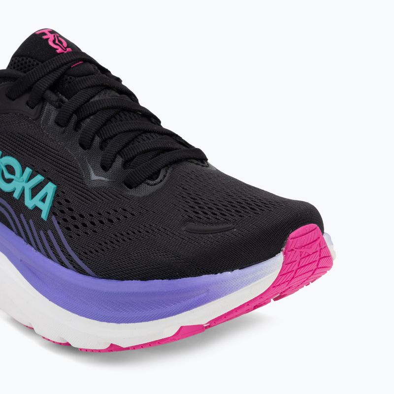 Buty do biegania damskie Hoka Clifton 11 black/neon nebula 7