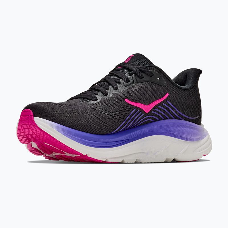 Buty do biegania damskie Hoka Clifton 11 black/neon nebula 2