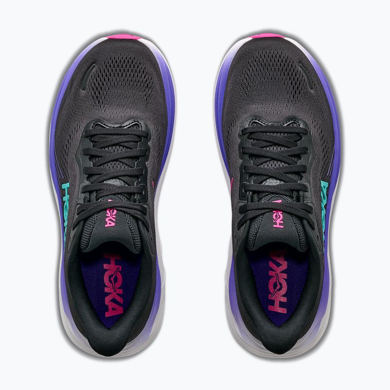 Buty do biegania damskie Hoka Clifton 11 black/neon nebula 5