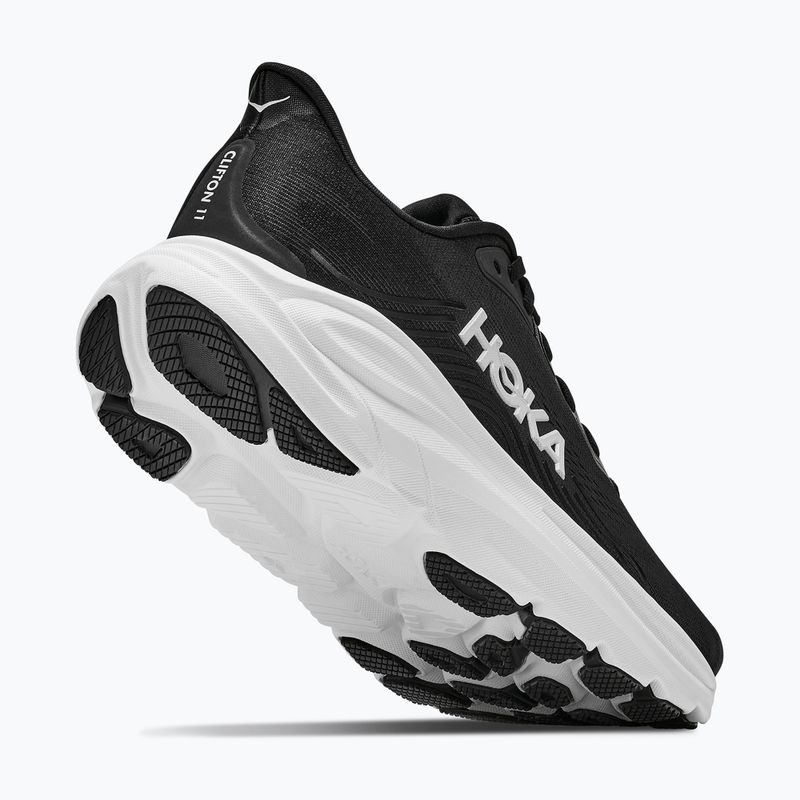 Buty do biegania damskie Hoka Clifton 11 black/white 3