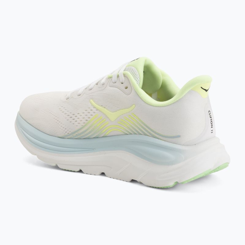 Buty do biegania damskie Hoka Clifton 11 frost/neon yuzu 3