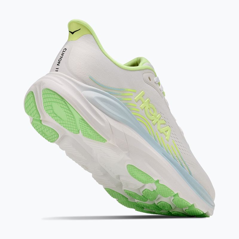 Buty do biegania damskie Hoka Clifton 11 frost/neon yuzu 3