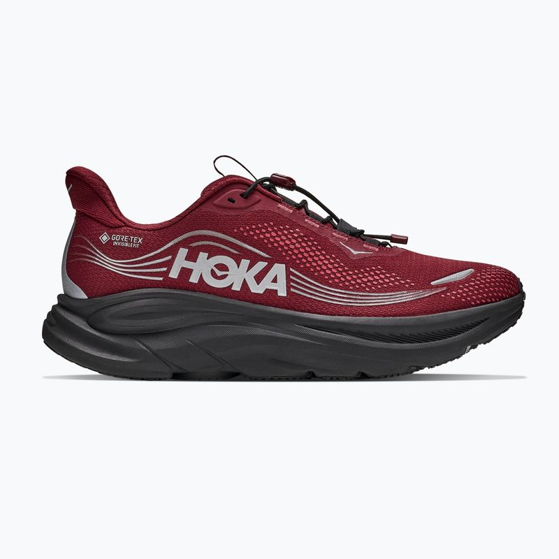 Buty do biegania męskie HOKA Clifton 11 GTX varsity burgundy/carbon black 2