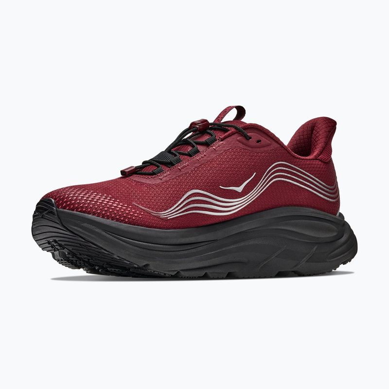 Buty do biegania męskie HOKA Clifton 11 GTX varsity burgundy/carbon black 4