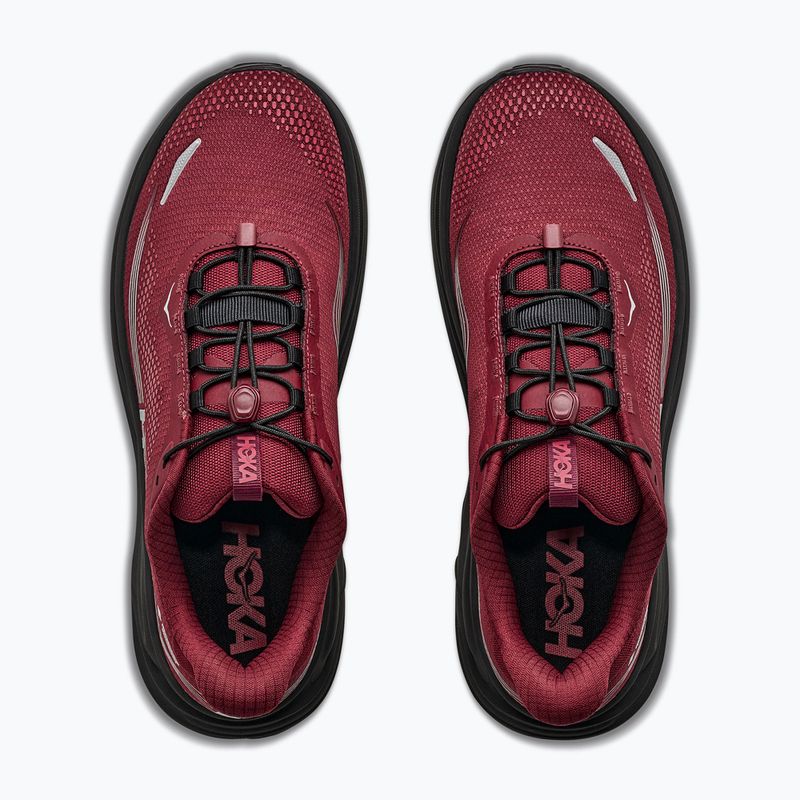 Buty do biegania męskie HOKA Clifton 11 GTX varsity burgundy/carbon black 8