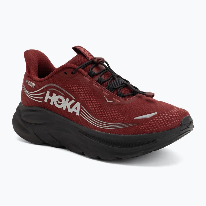 Buty do biegania męskie HOKA Clifton 11 GTX varsity burgundy/carbon black