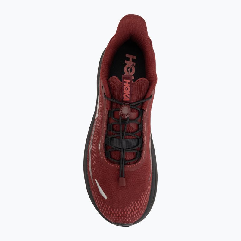 Buty do biegania męskie HOKA Clifton 11 GTX varsity burgundy/carbon black 5
