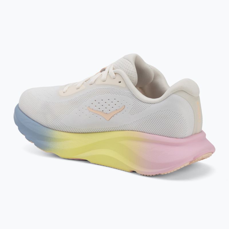 Buty do biegania damskie HOKA Rincon 5 alabaster/tangerine glow 3