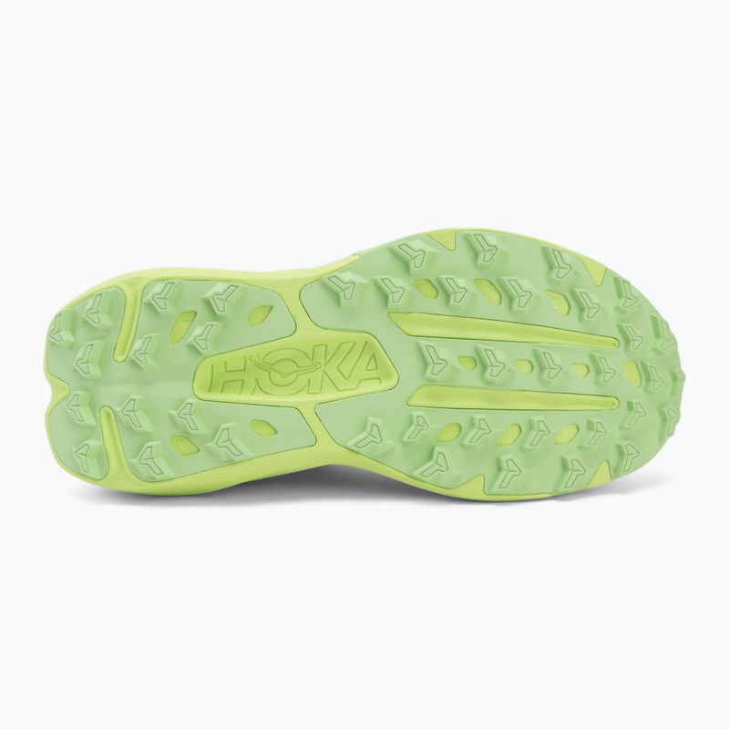 Buty do biegania damskie HOKA Torrent 5 frost/neon yuzu 4