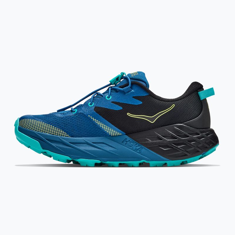 Buty do biegania dziecięce HOKA Speedgoat 7 black/night glow blue 3