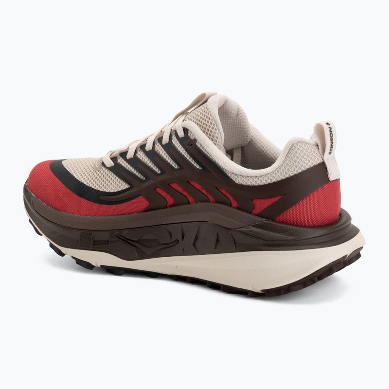 Buty do biegania męskie HOKA Stinson 8 river rock grey/spiced chocolate 3