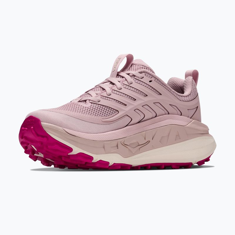 Buty do biegania damskie HOKA Stinson 8 pink opal/alabaster 4
