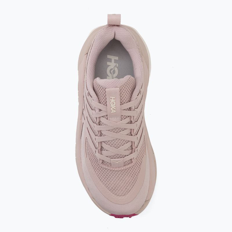 Buty do biegania damskie HOKA Stinson 8 pink opal/alabaster 5