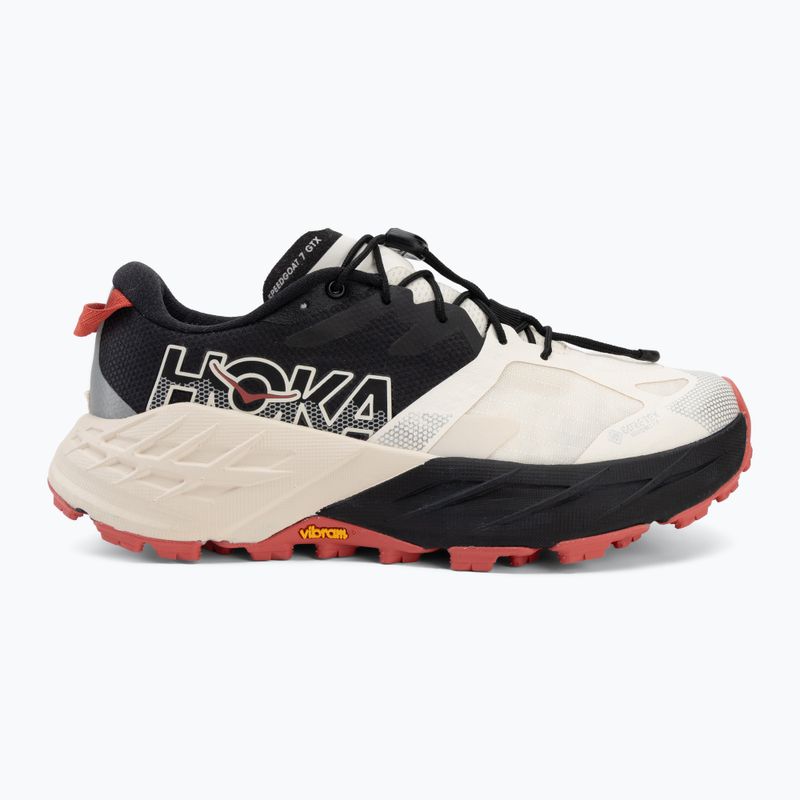 Buty do biegania damskie HOKA Speedgoat 7 GTX alabaster/black 2