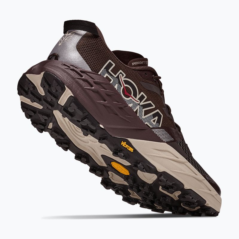 Buty do biegania męskie HOKA Speedgoat 7 GTX Wide spiced chocolate/river rock grey 5