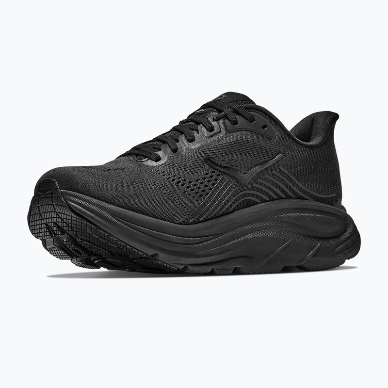 Buty do biegania męskie HOKA Clifton 11 Wide black/black 4
