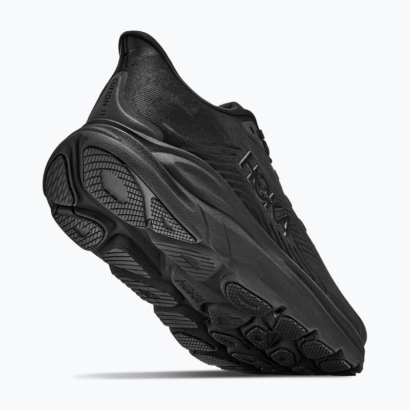 Buty do biegania męskie HOKA Clifton 11 X-Wide black/black 5