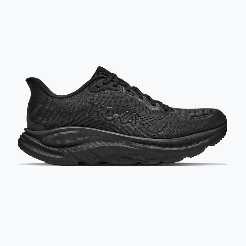 Buty do biegania damskie HOKA Clifton 11 X-Wide black/black 2