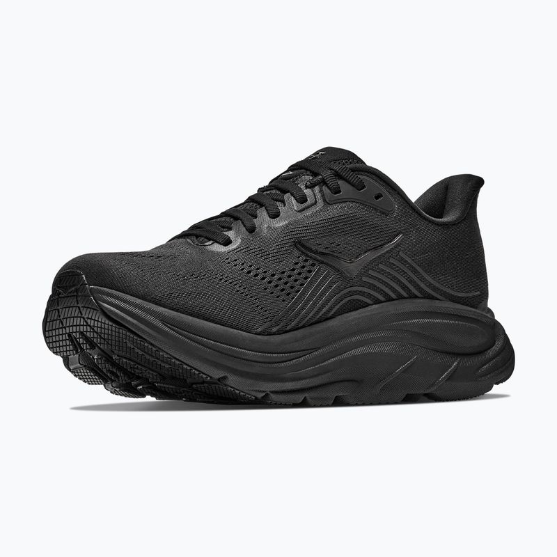 Buty do biegania damskie HOKA Clifton 11 X-Wide black/black 4