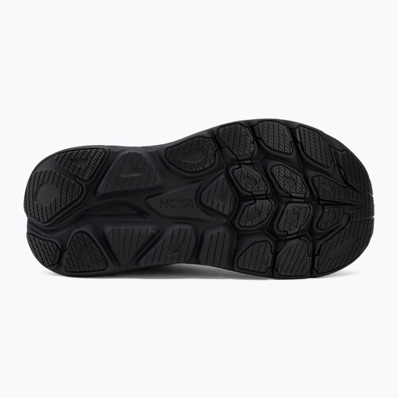 Buty do biegania damskie HOKA Clifton 11 X-Wide black/black 4